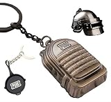 PUBG キーホルダー バックパックLv3+スペツナズヘルメットLv3+フライパン ３点セット プレイヤーアンノウンズ バトルグラウンズ アクセサリー