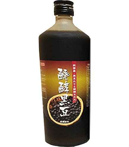 Amazon | 醗酵黒豆 健康習慣エキス 720ml はつらつ堂 | ノーブランド品