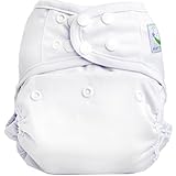 Sweet Pea One Size Diaper Cover (White) by Sweet Pea