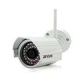 ZONEWAY Outdoor 1080p Security Network IP Camera, 1/2.5 Inch CMOS Sensor, Wifi, 30m IR Night Vision 