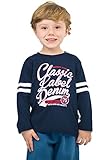 Pulla Bulla Toddler Boy長袖グラフィックTシャツ US サイズ: M カラー: ブルー