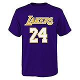 Kobe Bryant Los Angeles Lakers # 24 Youth Name & Number Tシャツパープル Youth Small 8 パープル