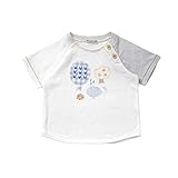 ホッペッタ Hoppetta アップリケTシャツ オフ白 80cm 58534