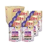 P＆G レノアハピネス 夢ふわタッチ 柔軟剤 リラックスナイト ホワイトムスク 詰め替え 超特大 1220ml × 6個 [ ケース販売 ]