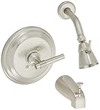 Milano圧力平衡タブとシャワー蛇口with Magellenレバーハンドル 7-1/2" Diameter Escutcheon EB2638ML 1