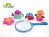 excellent bath toy set for 19+ months old infants to have a super fun bathing time with turtles, fis