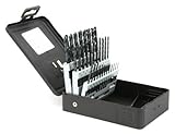 Forney 20344 Drill Bit Set, Wire Gauge HSS Jobber Length, No.1-No.60, 60-Piece, Black [並行輸入品]