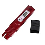 UEETEK TDSウォーターテスターTDS測定ウォータークオリティーモニターデジタルハンドウォーターメーター（クリムゾン）