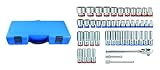 KT Pro Tools A4005CR 1/2 Drive 47-Piece Combination SAE and Metric Socket Set by KT Pro Tools