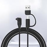 ガーミン充電ケーブル L字型 2in1 USB A+C充電コード 1本 Garmin Fenix 8 E 7 7S 7X 6 6S 6X 5 5S Forerunner 970 965 955 570 265 255 245 165 55 Instinct 2 2S Vivoactive 4 4S 3 Vivosmart 5 対応 USB-A＆C 1m