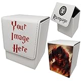 VEHASAYO カスタムカードデッキボックス カードケース作成 プレミアムレザーデッキケース TCG MTG CCG OCGカード収納用 遊戯王 マジックザギャザリングカード対応