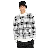 [キャロウェイ] メンズ クルーネックニット (チェック柄) / セーター ゴルフ / C23218106 1030_ホワイト LL