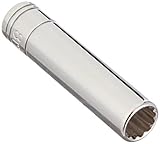SK Hand Tool 44707 12 Point 1/4-Inch Drive Deep Socket 8mm Chrome [並行輸入品]