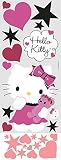 Hello Kitty Couture Giant Wall Decal and Mini Hearts and Stars Bundle Makeover Kit [並行輸入品]