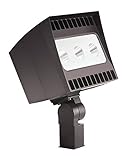 RAB Lighting EZLED78SF EZ Flood 78W Cool LED Slipfitter, 3 X 26W, Bronze [並行輸入品]