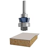Bosch 85415M 7/8-Inch Diameter 5/16-Inch Cut 4 Flute Laminate Flush Trim Router Bit 1/4-Inch Shank W