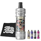 【nano】Aspire Magnum Nano Pod Kit｜アスパイア マグナム ナノ｜大容量1800mAh 6mlタンク搭載｜オートドロー｜FlavorKitchenオリジナルミニポーチ付属｜電子タバコ VAPE ベイプ 本体 スターターキット (Silver & Cloudy Skull)