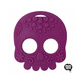 Purple Sugar Skull Silicone Teething Toy by Helles Teeth