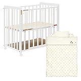 ヤトミ happiness ミニベビーベッド ポコ ホワイト ミニ布団おてんとう虫セット PC501WH-TN