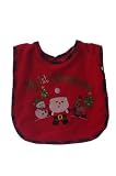 Baby My 1st Christmas Bib and Wrist Rattle Set by Cuddle Bear Collection [並行輸入品]
