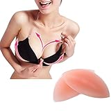 Women's Invisible Push-up Silicone Gel Bra Inserts Breast Enhancer Pads (Skin) by U&M2