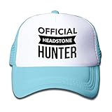 ボーイズ メッシュキャップ 通気性 今季最新 ダンスの帽子 キャップ 公式 墓石 ハンター 英字 プリント 紫外線防止 帽子 カジュアル ストーリート系ライトブルー プリント付き 無地