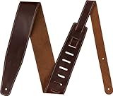Fender ストラップ Broken-In Leather Strap, Brown 2.5"