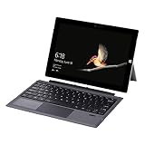 Surface Pro3 4 5 6 7 Bluetoothスマートキーボード タッチパッド搭載 ワイヤレス キーボードタイプカバー (Surface Pro 4 5 6 7 8, ブラック)