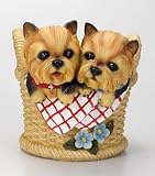 子犬付ドックプランター　ヨークシャテリア