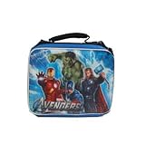 Marvel Avengers Insulated Lunch Bag Hulk, Iron Man, Captain America & Thor Blue [並行輸入品]