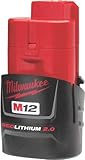 Milwaukee (2-Pack) 48-11-2420 M12 REDLITHIUM 2.0 Compact Battery Packs [並行輸入品]