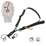 [SKYEYE.JAPAN] 疲労軽減・瞬間脱着 DJI ドローン コントローラー用 クイックストラップ ワンタッチ調整 RC Pro2 RC2 RC Pro RC RC Plus RC Plus2 対応 軽量耐久 長時間撮影 (ブラック) ミルスペック ワンタッチ取り外し