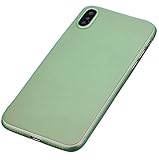 Plus Nao(プラスナオ) iPhoneXカバー iPhoneXケース iphone8 iPhone8plus iPhone10 シェル ケース カバー 半透明 apple アップル アイフォ 12ProMax グリーン