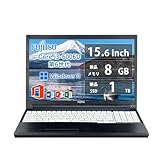 【整備済み品】富士通 ノートパソコン FUJI TSU LIFEBOOK A576/第6世代 インテル Core i3-6006u （2GHZ）CPU搭載/15.6型/WIFI/Bluetooth/HDMI/DVD/10キー/日本語キーボード/無線マウス無料サービス (メモリ8GB SSD1TB)