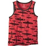 Carter's(カーターズ) エアプレインタンク レッド トップス半袖Tシャツ 3ヶ月【並行輸入】