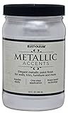 Rust-Oleum Metallic Accents 253610 Decorative 32-Ounce Quart Water Based One Part Metallic Finish Pa