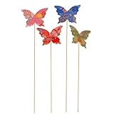 東京堂 正月 ちりめん蝶ピック (4本入り) JP001777