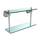 Allied Brass AP-2/16-PC 16-Inch by 5-Inch Double Glass Shelf [並行輸入品]