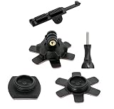 REC-MOUNTS 回転式粘着マウント タイプ2 Rotary Self-adhesive mount(接着式カーブ + 接着式フラットマウント)for CONTOURアクションカメラ用 [REC-B51T2CON]
