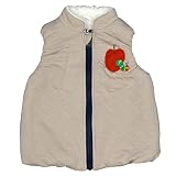アスナロ（ジャケット・ウインドブレーカー） ERIC CARLE はらぺこあおむし ベスト ベビー 男の子 ボア ニットキルト90 Lベージュ