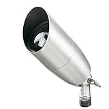 Best Quality Lighting LV11SLV Finished Outdoor Up Light with Clear Glass Shade, Stainless Steel [並行輸