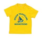 BabyChips marine(名入れ半袖ベビーTシャツ) 100 デイジー