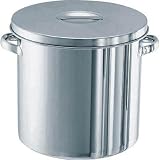 日東金属工業:日東 ステンレスタンク テーパー付貯蔵用タンク(フタ付) 25L TP-ST-33 型式:TP-ST-33