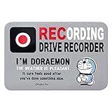 明邦 ドラえもん 車用 ドライブレコーダー 録画中 マグネットタイプ グレー DE005