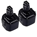 URPOWER? 2 Pack 9.6V 2000mAh Replacement Battery for Dewalt Dw9061 Dw9062 De9036 De9062 Dw9614 Dw050