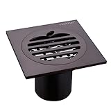 trustmi 4インチ真鍮シャワー床ドレイン、つや消しニッケルまたはオイルはブロンズfor choose 4-inch AB1122OR