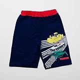 タカラトミー トミカ 働く車 半ズボン　80ｃｍ/90ｃｍ/95ｃｍ（T21207) (80ｃｍ, ネイビー)