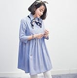 春夏 マタニティ T シャツ 　 ワンピース 外出着 妊婦服 ワンピース 授乳服 / マタニティ (L)