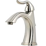 Pfister lf042st0 K Santiago Singleコントロール4インチセンターセットバスルーム蛇口でつや消しニッケル