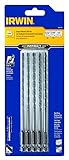 IRWIN Tools 1881078 Impact Performance Series Masonry 6-Inch Drill Bit Mixed Set, 5-Piece [並行輸入品]
